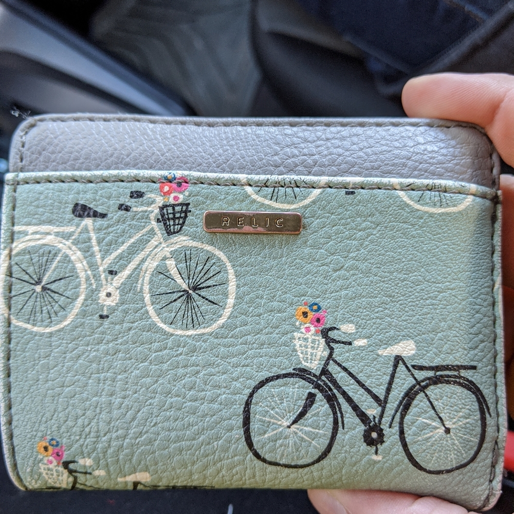 Relic Wallet with Bicycles Bifold.